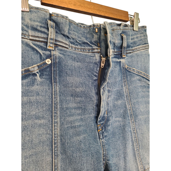 A.L.C Luke High Waist Straight Leg Denim Pants Size 6 - Picture 8 of 11